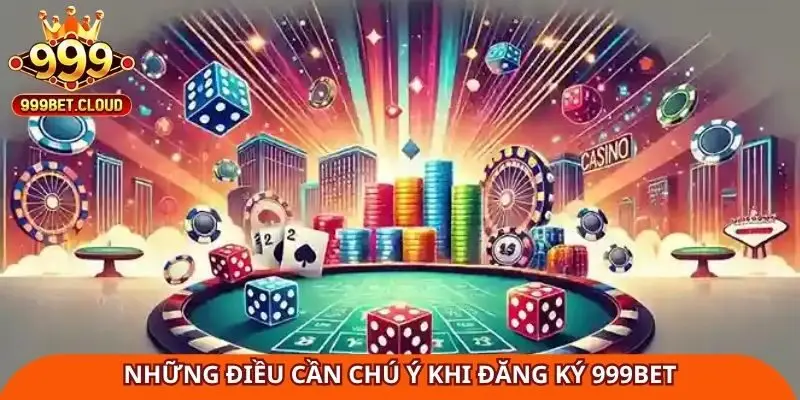 Những điều cần chú ý khi đăng ký 999Bet